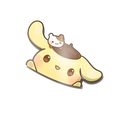 Pudding Dog Peeker